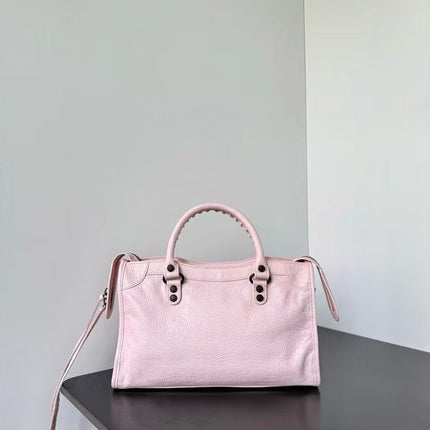 BALENCIAGA 26S LE CITY BAG SMALL 30 IN LIGHT PINK CALFSKIN