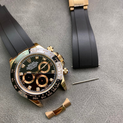 DAYTONA ROSE ROSE GOLD 40MM CERAMIC DIAMOND NUMERALS