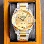 Gold Steel Yellow Dial