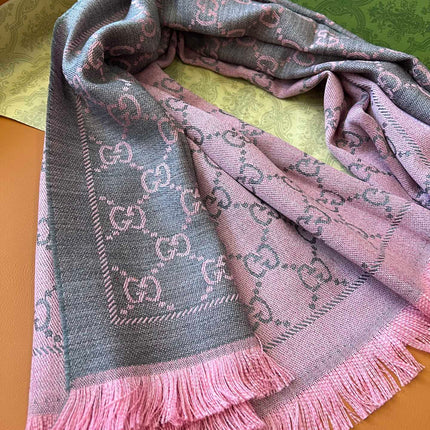 GUCCI 25S SCARF 180 IN WOOL 644860