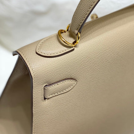KELLY 28CM IN TRENCH EPSOM CALFSKIN GOLD HARDWARE