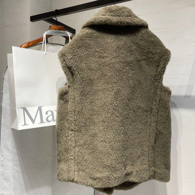 MAX MARA 25S SLEEVELESS TEDDY VEST 90550
