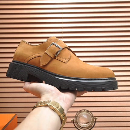 HM MONK STRAP BRONZE SUEDE