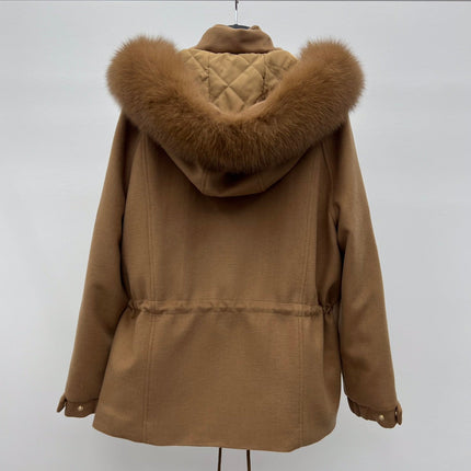 LP 26S FUR-COLLAR KNIT JACKET 474