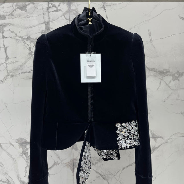 CHANEL 26S VELVET JACKET 727