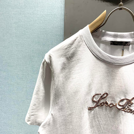 LORO PIANA 26S EMBROIDERED T-SHIRT 744
