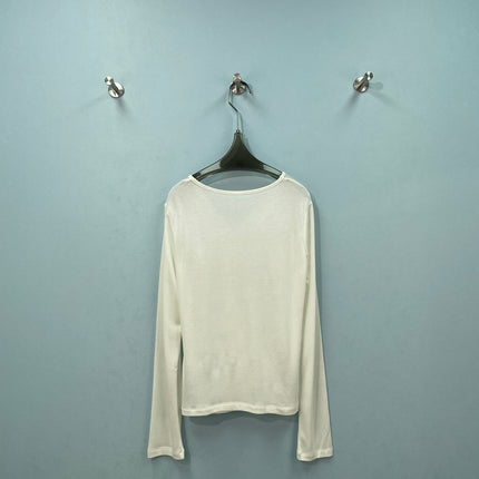 CHANEL 26S V-NECK LONG SLEEVE TOP 1529