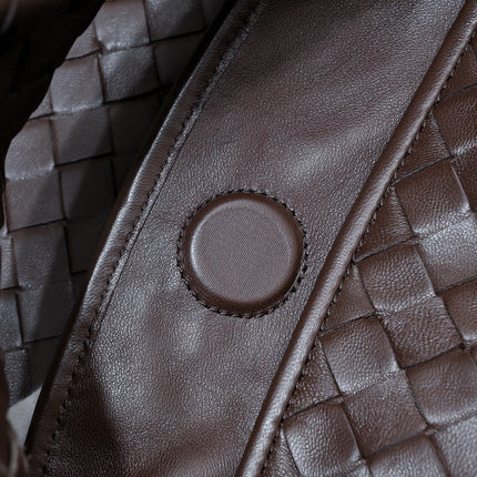 LARGE HOP 54 IN BROWN LAMBSKIN