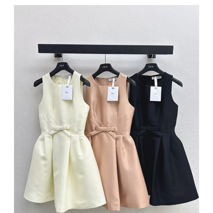 DIOR DRESS IN DARK NUDE