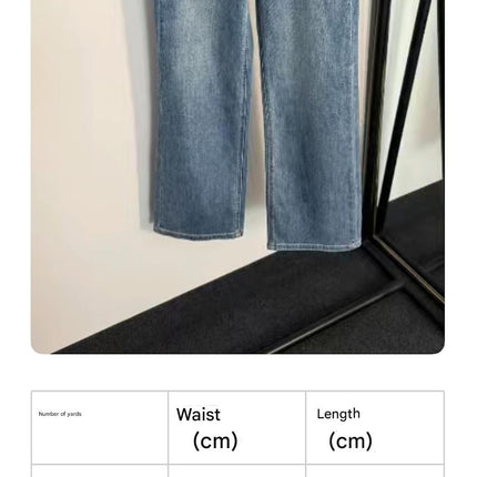 LP HIGH-WAISTED DENIM PANTS STYLE 14