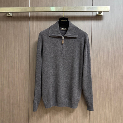LP 26S ZIP NECK KNIT SWEATER 428