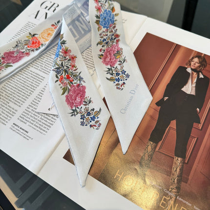 DIOR 26S SCARF 100CM IN SILK 280951