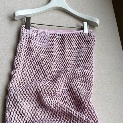 PRADA 26S MESH MIDI SKIRT STYLE 953