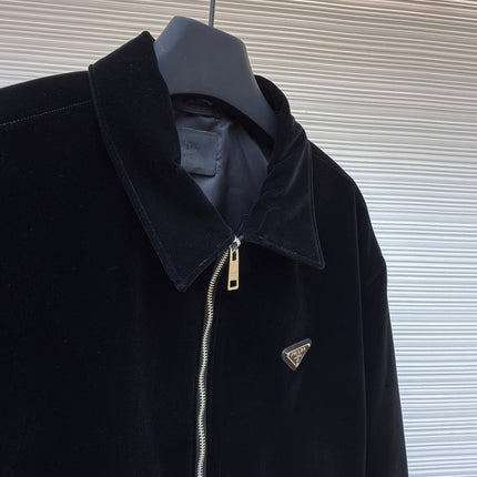 PRADA 25S VELVET JACKET 466