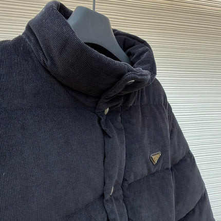 PRADA 25S VELVET PUFFER JACKET 458