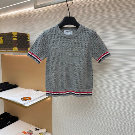 THOM 26S SHORT-SLEEVED KNIT TOP STYLE 158