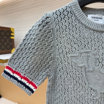THOM 26S SHORT-SLEEVED KNIT TOP STYLE 158