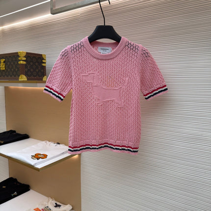 THOM 26S SHORT-SLEEVED KNIT TOP STYLE 157