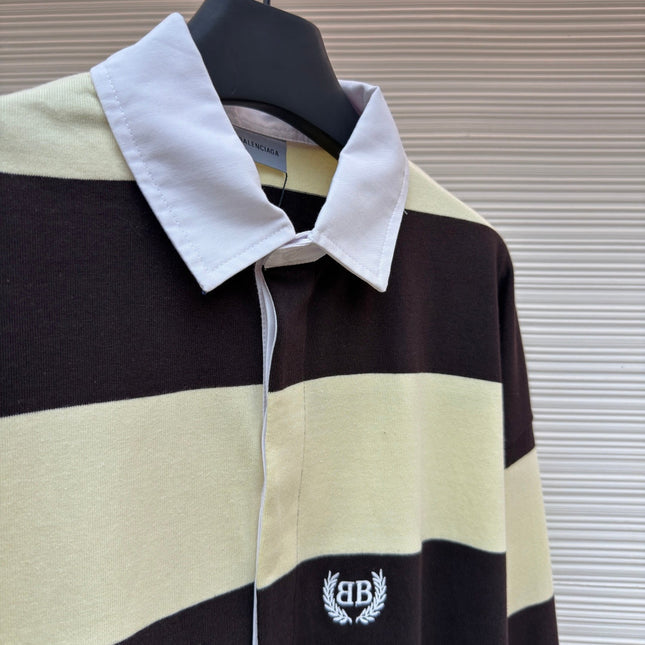 BALENCIAGA 26S LONG-SLEEVE POLO SHIRT 271