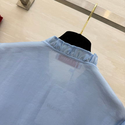 VALENTINO 26S RUFFLED COLLAR SHIRT 127