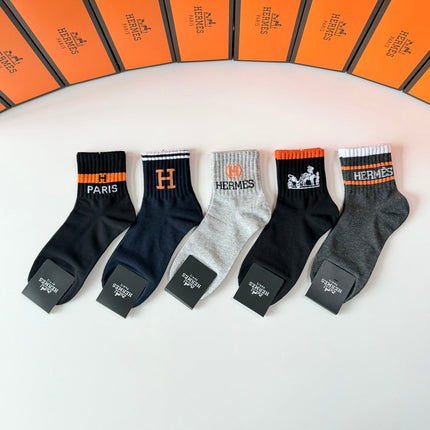 HERMES 26S ANKLE SOCKS 363559 (1 BOX)