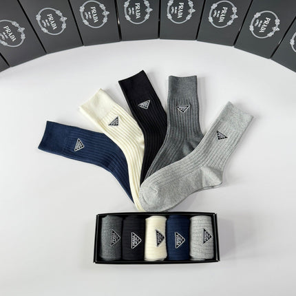 PRADA 26S CREW SOCKS 370243 (1 BOX)