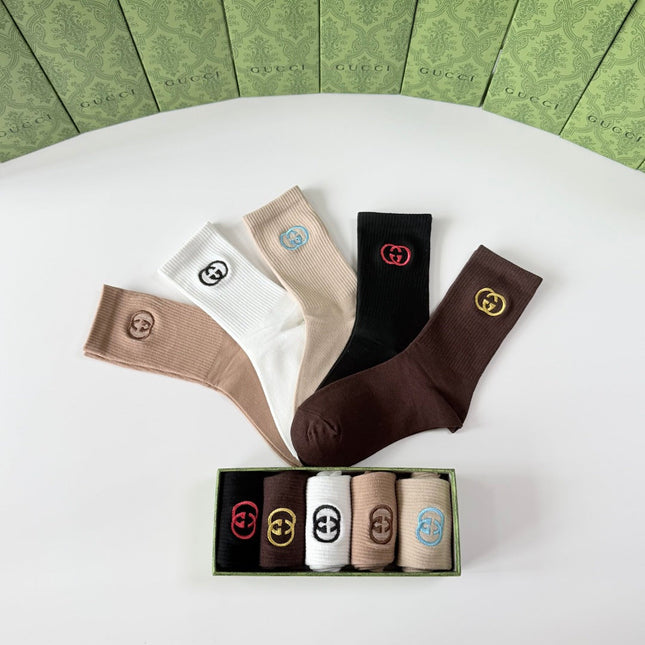 GUCCI 26S CREW SOCKS 400168 (1 BOX)