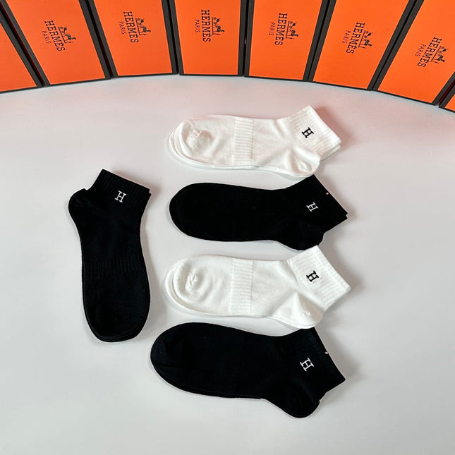 HERMES 26S ANKLE SOCKS 402504 (1 BOX)