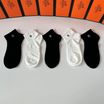 HERMES 26S ANKLE SOCKS 402504 (1 BOX)