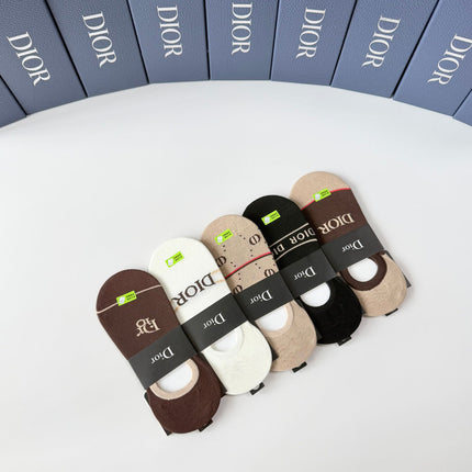 DIOR 26S NO-SHOW SOCKS 415705 (1 BOX)