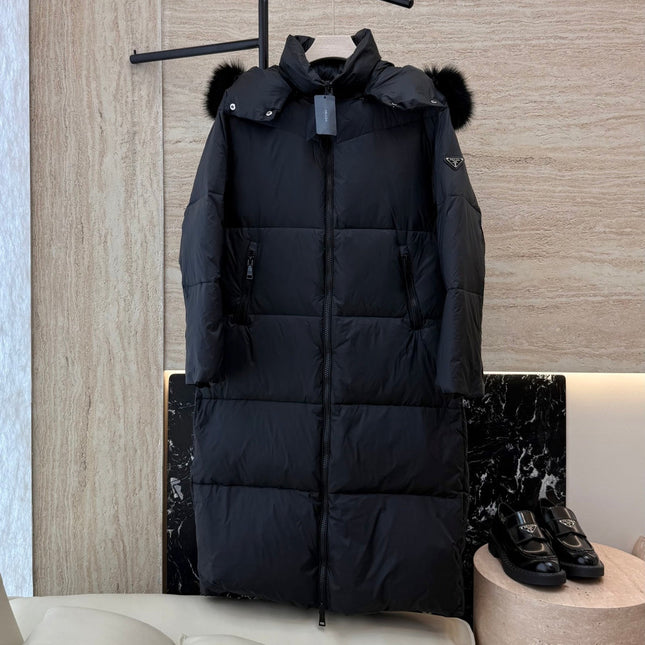 PRADA 25S LONG PUFFER JACKET 521
