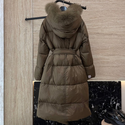 MAX MARA 25S LONG DOWN COAT 210