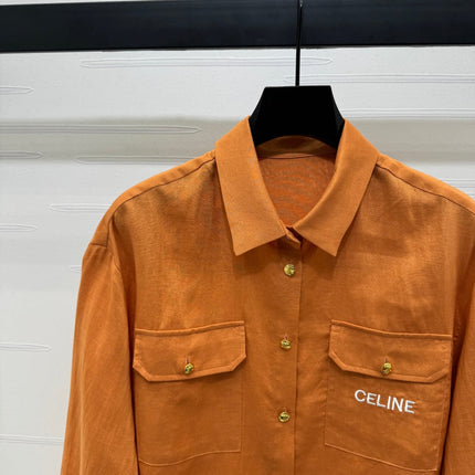 CELINE 26S SHIRT AND SHORTS SET STYLE 89