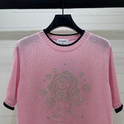 CHANEL 26S SHORT-SLEEVED KNIT SHIRT STYLE 1167