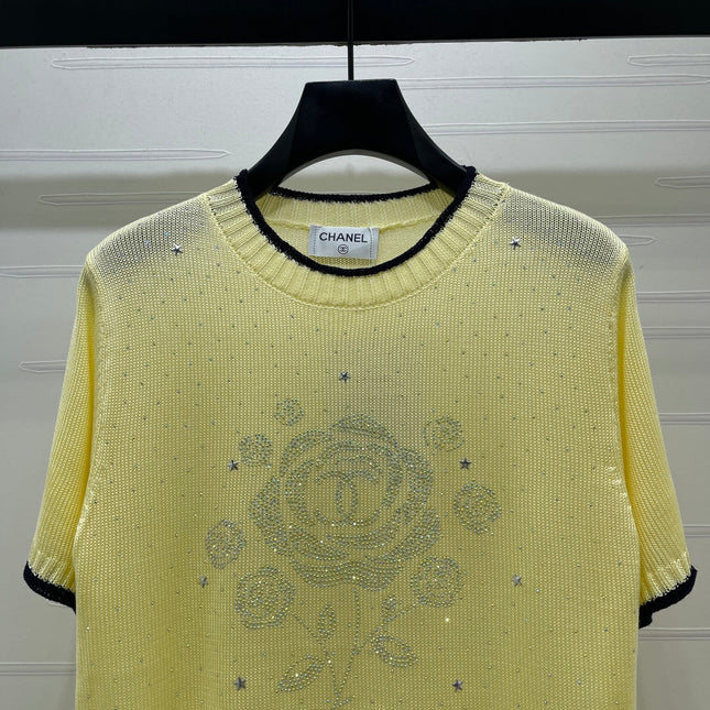 CHANEL 26S SHORT-SLEEVED KNIT SHIRT STYLE 1166