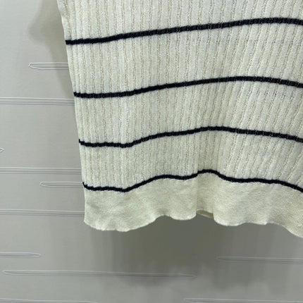 CHANEL 26S SHORT-SLEEVE KNIT TOP 1342