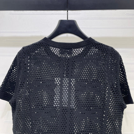 CHANEL 26S OPENWORK KNIT CARDIGAN 1334