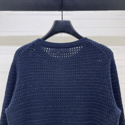 RALPH LAUREN 26S LONG-SLEEVE OPENWORK KNIT CARDIGAN 593