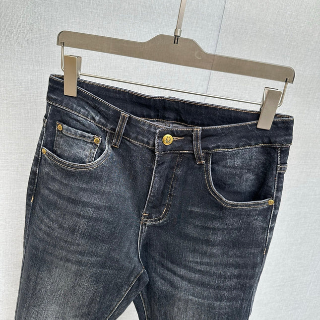 BLACK DENIM JEANS FEATURING THE DIOR OBLIQUE MOTIF ON BACK POCKET