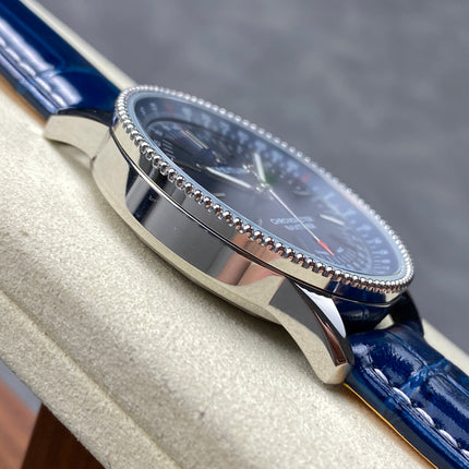 NAVITIMER AUTOMATIC 41 STEEL CASE NAVY BLUE DIAL
