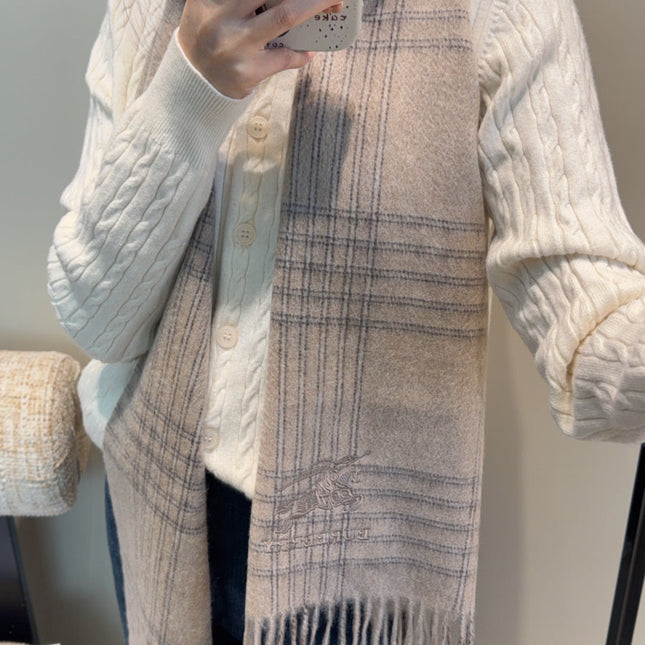 BURBERRY 26S SCARF 180CM IN CASHMERE 215218