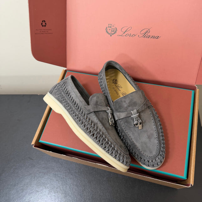 LP 26S CHARM LOAFERS IN GREY SUEDE