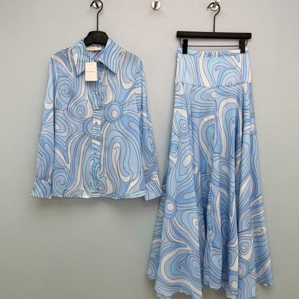 ZIMMERMANN 26S SHIRT AND SKIRT SET STYLE 116