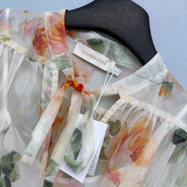 ZIMMERMANN 26S CHIFFON MAXI DRESS STYLE 27