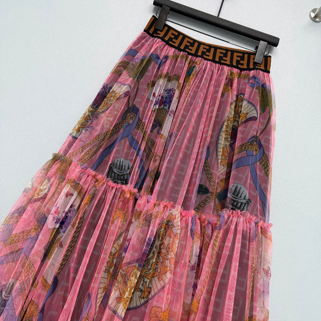 FENDI 26S MESH SKIRT 227