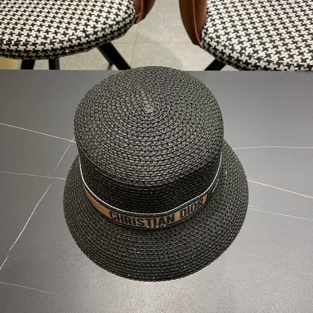 DIOR 26S SHORT BRIM STRAW HAT STYLE 145