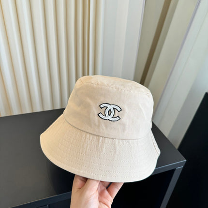 CHANEL 26S EMBROIDERED CC BUCKET HAT 337814