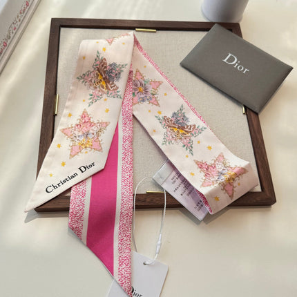 DIOR 26S SCARF 100CM IN SILK 272636