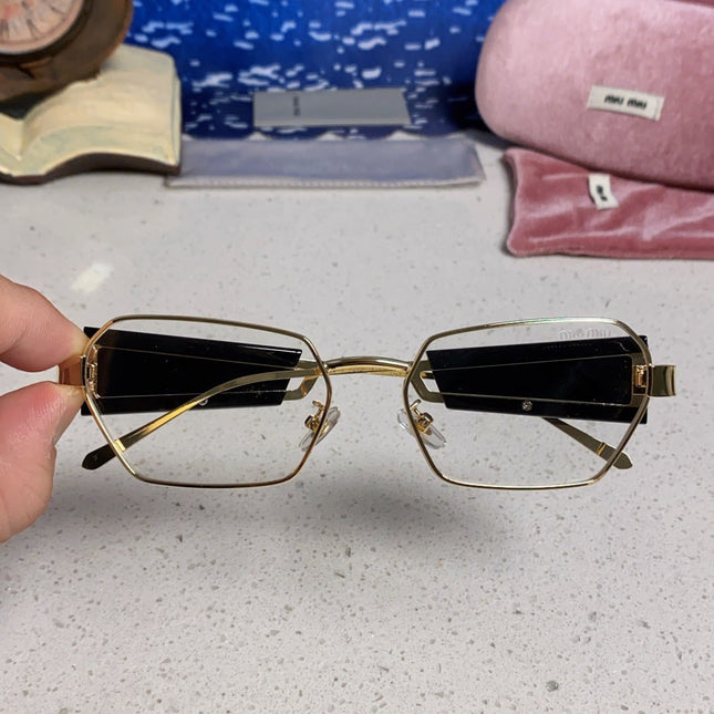 MIUMIU 26S SQUARE FRAME IN METAL 443520