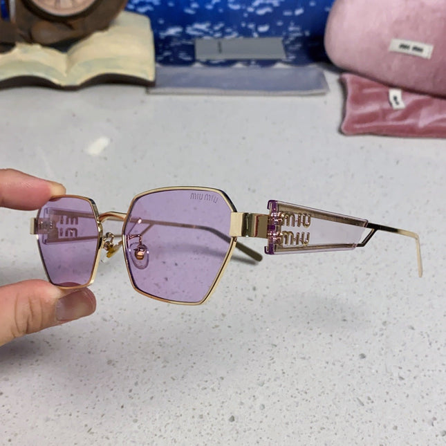 MIUMIU 26S SQUARE FRAME IN METAL 443521